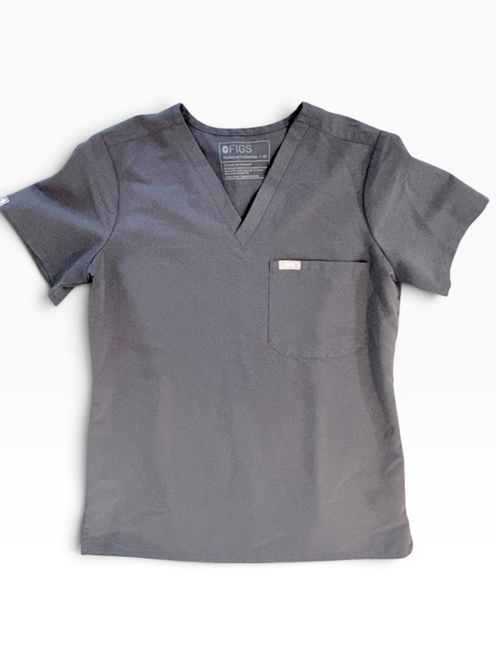🩶 FIGS CATARINA SCRUB TOP | CHARCOAL | XS